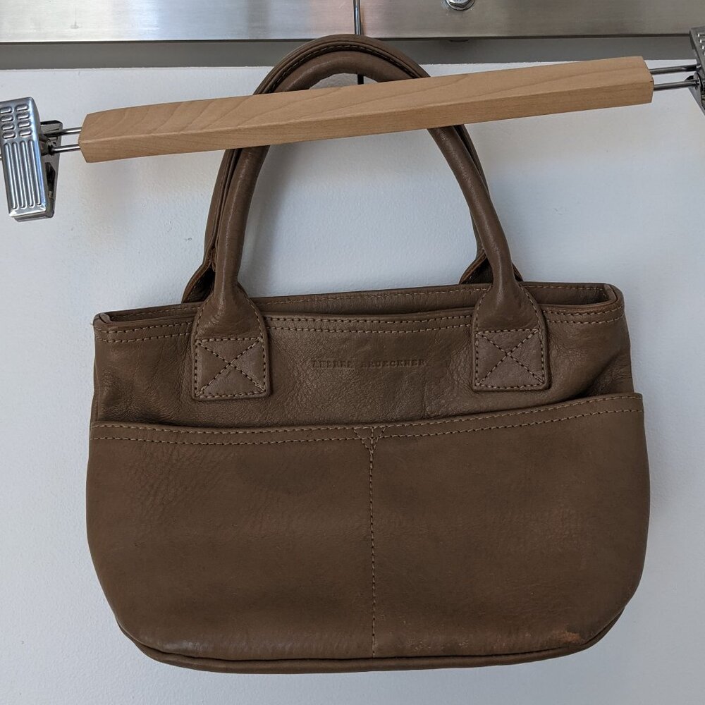 Vintage Andrea Brueckner leather mini tote